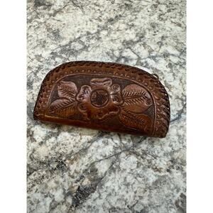 Handmade leather coin purse